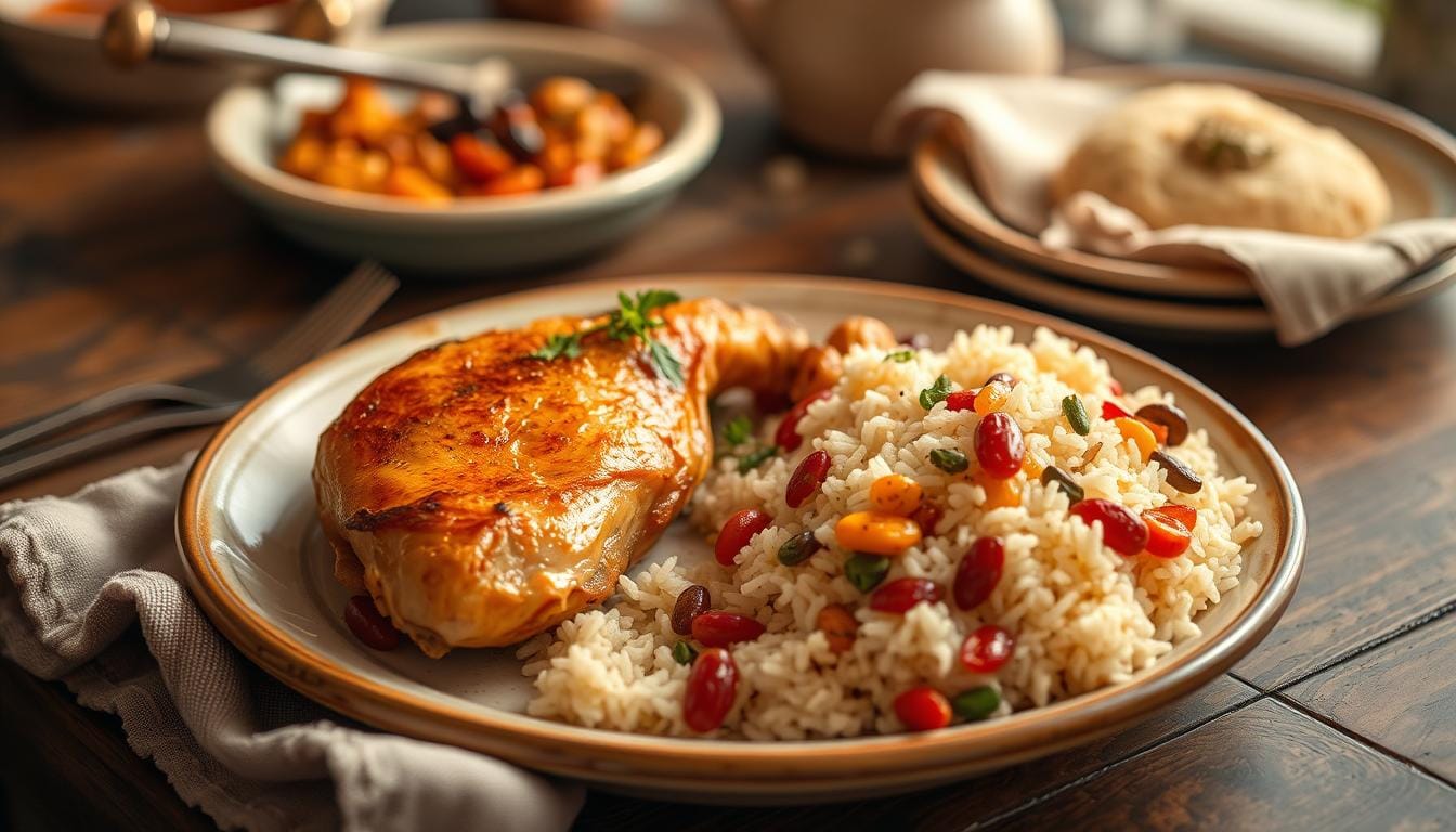 Chicken Rice and Beans