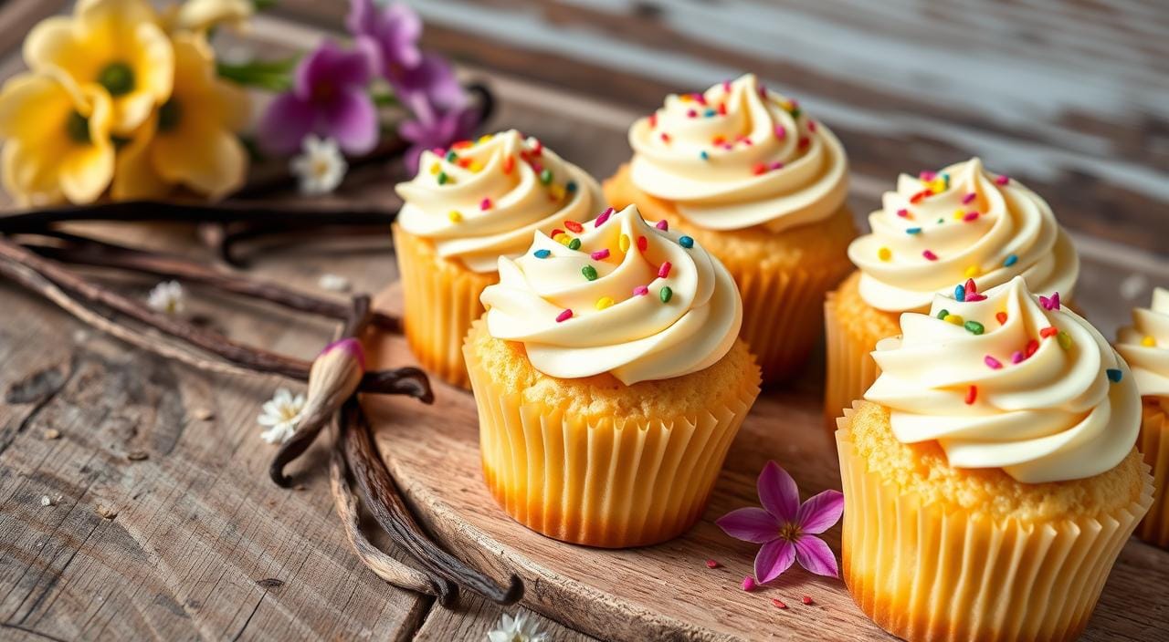 vanilla cupcakes