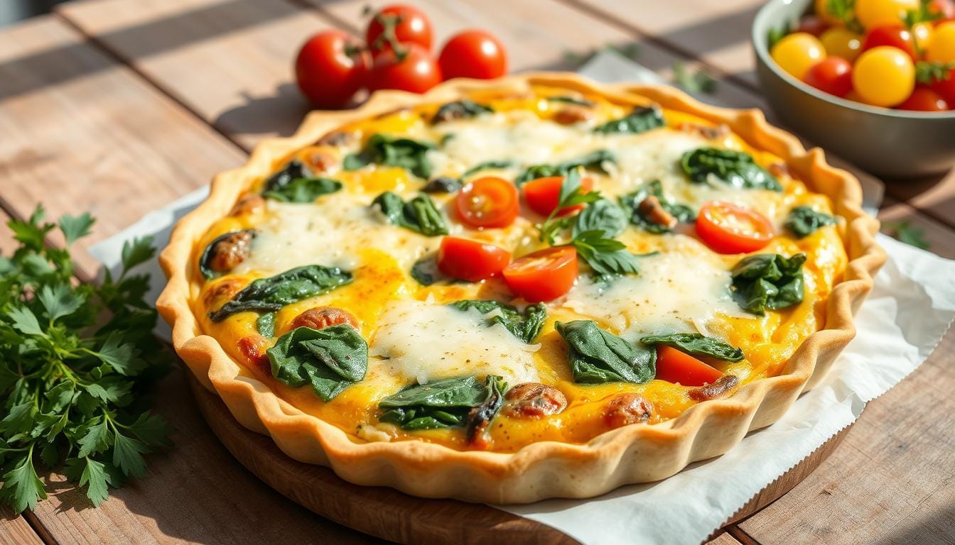 Easy breakfast quiche