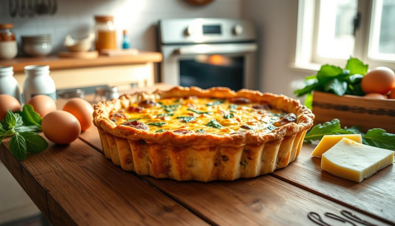 How long to bake a quiche