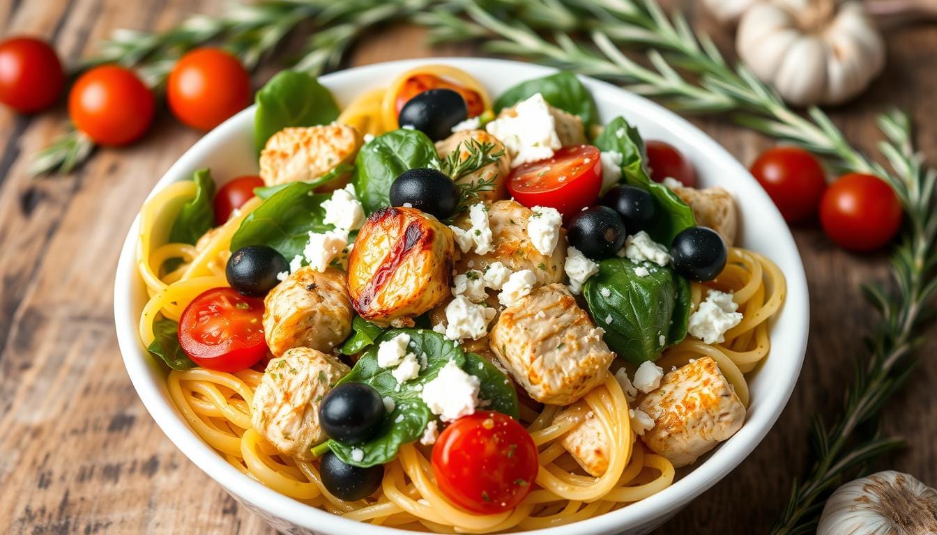 Mediterranean Chicken Pasta