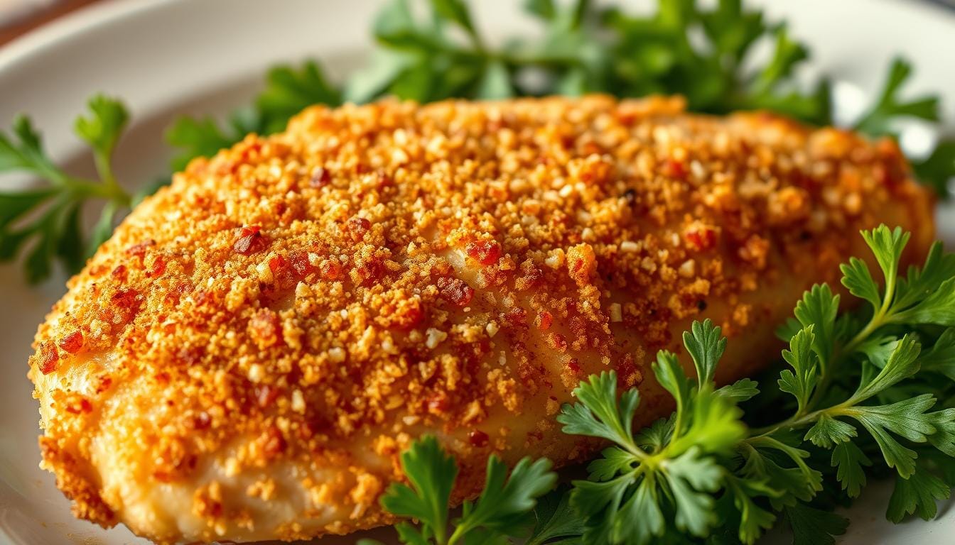 Longhorn Parmesan Crusted Chicken