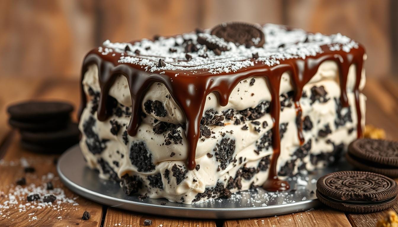 Oreo Ice Cream Cake Recipe